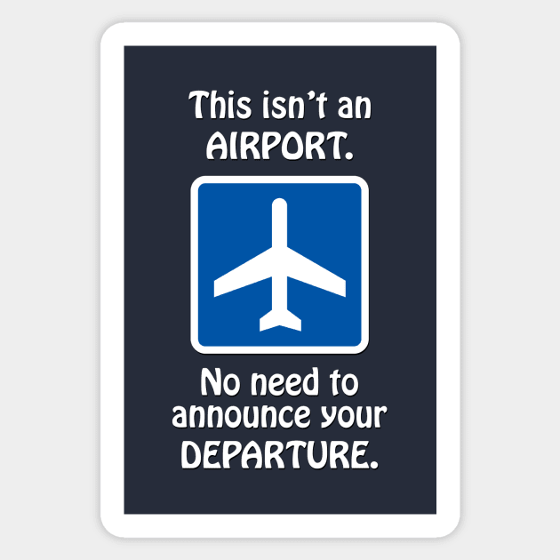 Airport Departure Meme Sticker by GloopTrekker